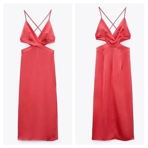 Zara Silk Dress - Picture 1 of 6